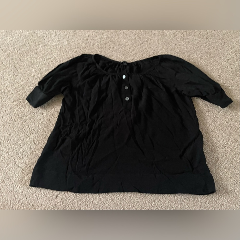 J. Crew Black Top Size Medium Bin 305